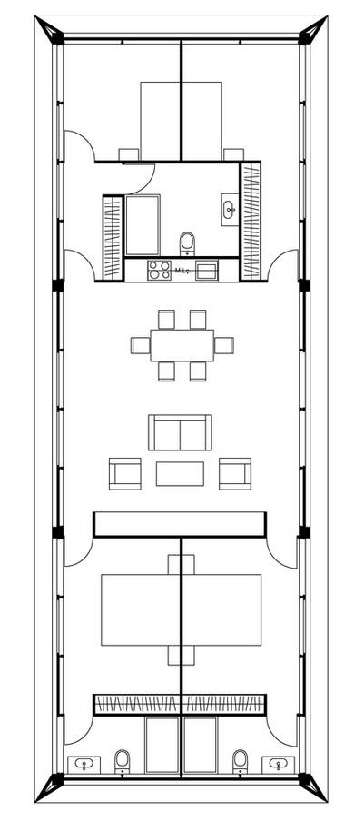 Pequeña casa ampliada con métodos prefabricados, les enseñamos su moderna y  fácil construcción