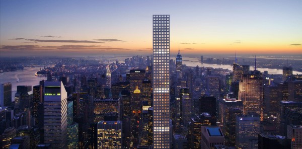Horizonte nocturno de Nueva York